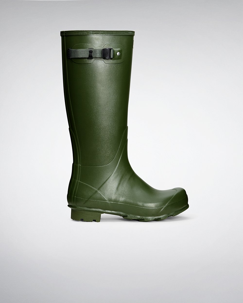 Hunter Norris Field Tall Rain Boots - Discount Mens Green - VZYGXW578